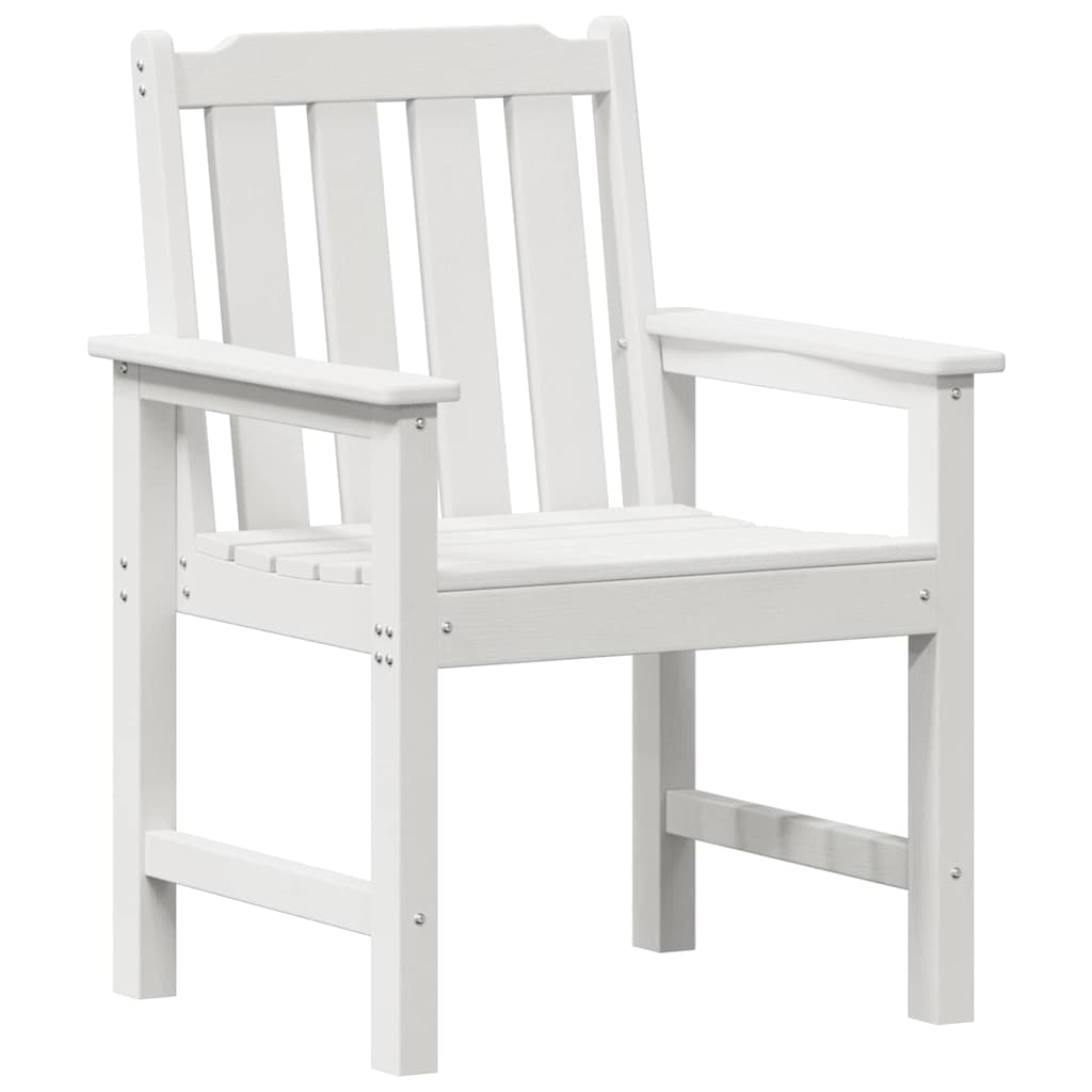 Garden Dining Chair 4 pcs White 65.5 x 55.5 x 88cm Plastic